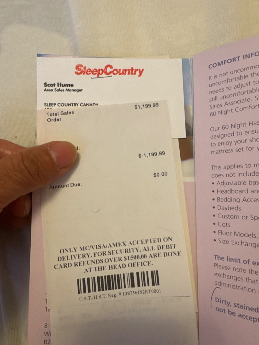 Sleep Country Queen Size Mattress & Box Spring - photo 2