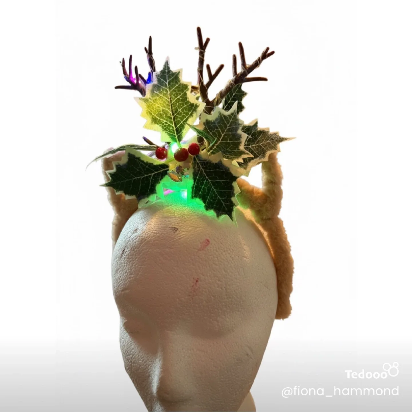 Deer headband with lights image indicator(4)