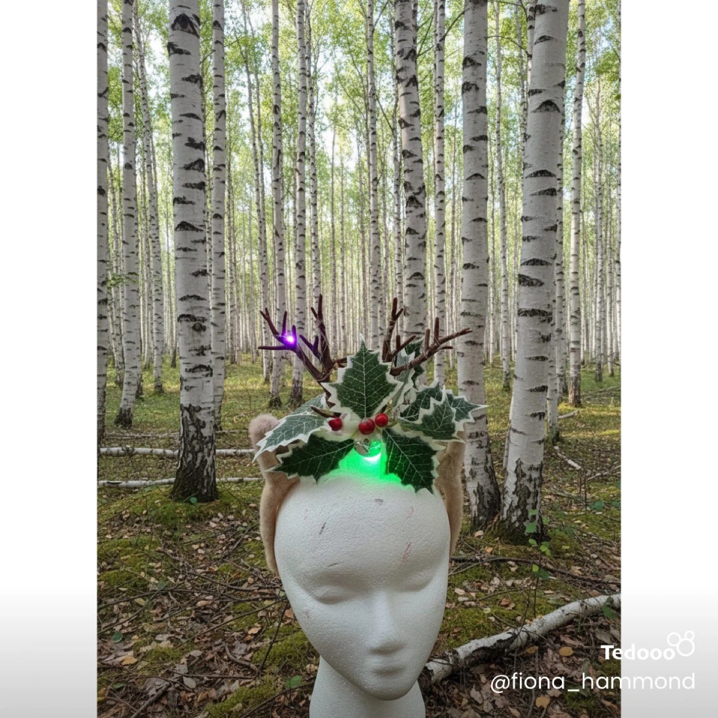 Deer headband with lights - photo 3