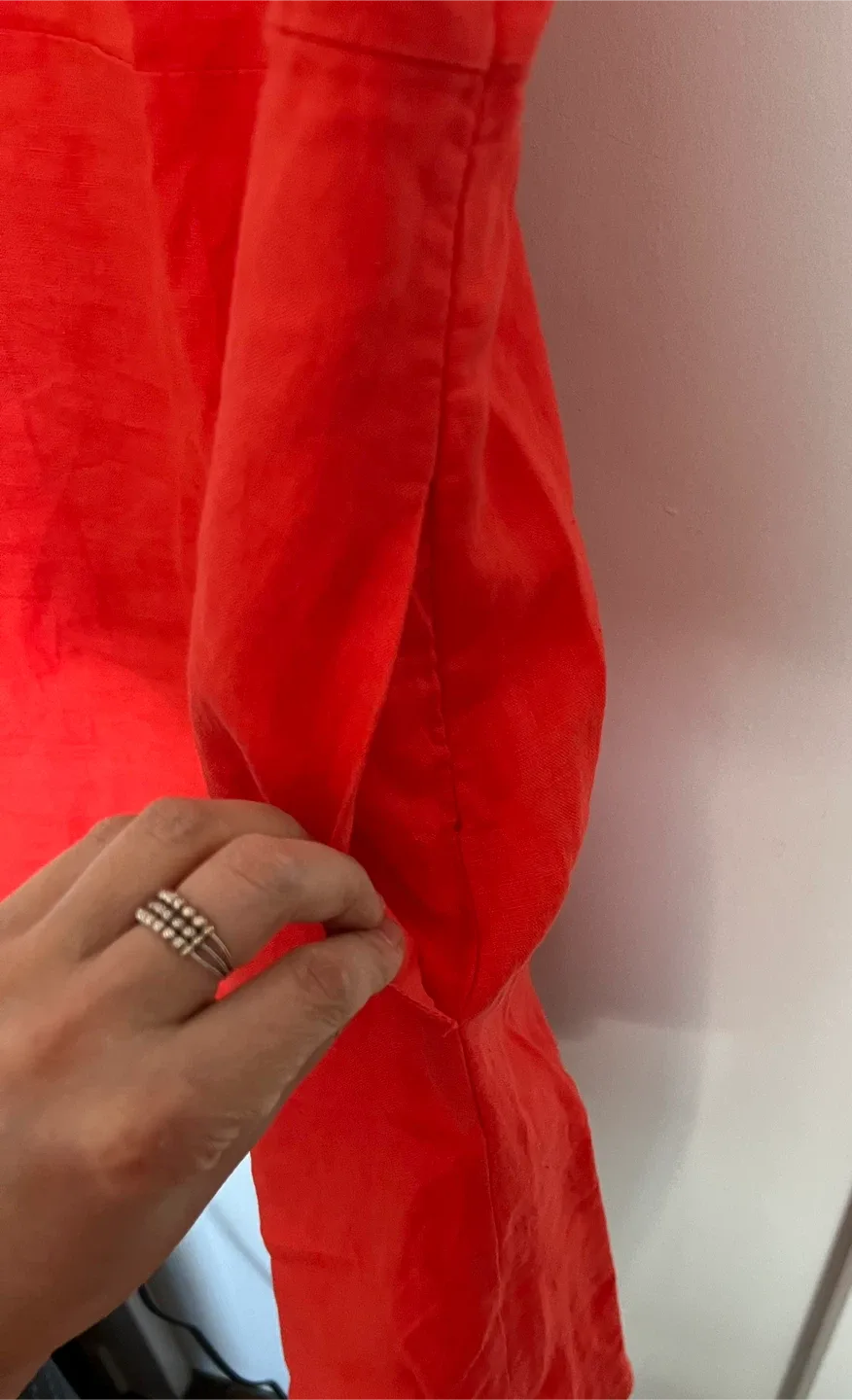 GAP Red Linen Dress - Size 10 image indicator(2)