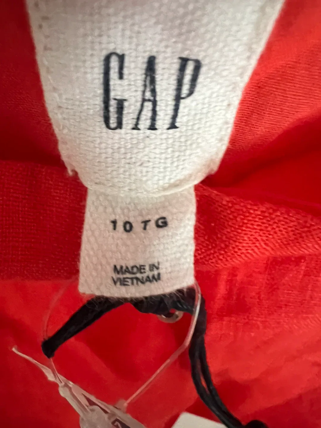 GAP Red Linen Dress - Size 10 image indicator(3)