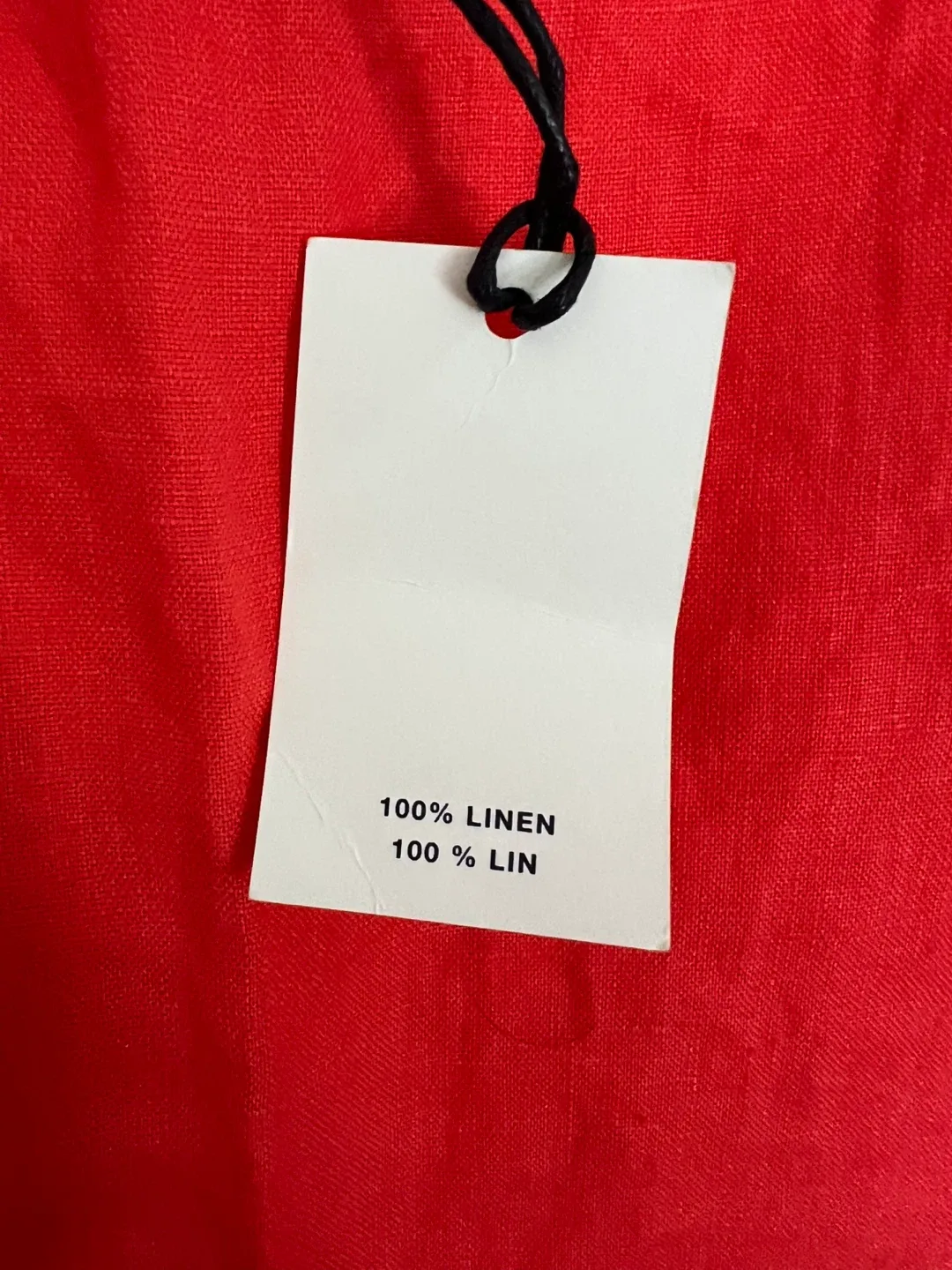 GAP Red Linen Dress - Size 10 image indicator(4)