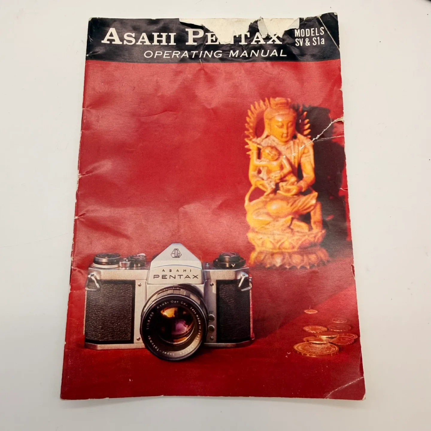 Asahi Pentax S1a Film Camera + Super-Takumar Lens (Vintage Set) image indicator(10)