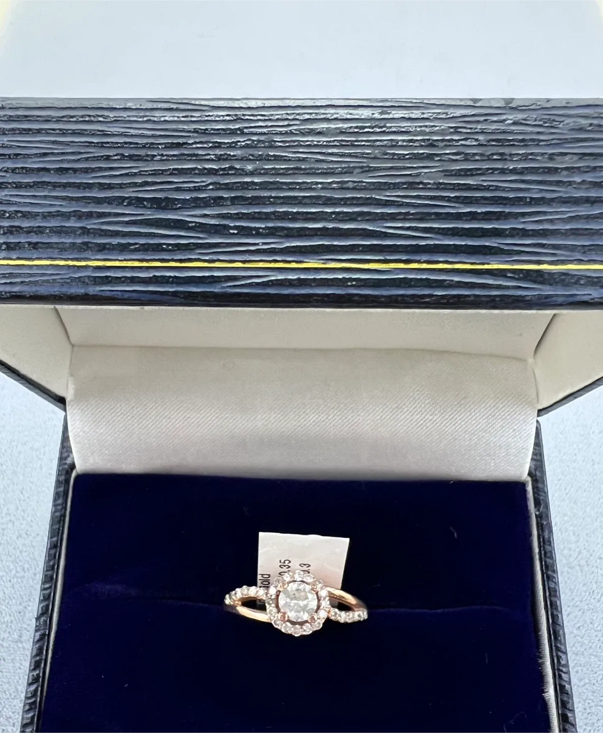 Brand New 10K Gold Diamond Ring image indicator(9)