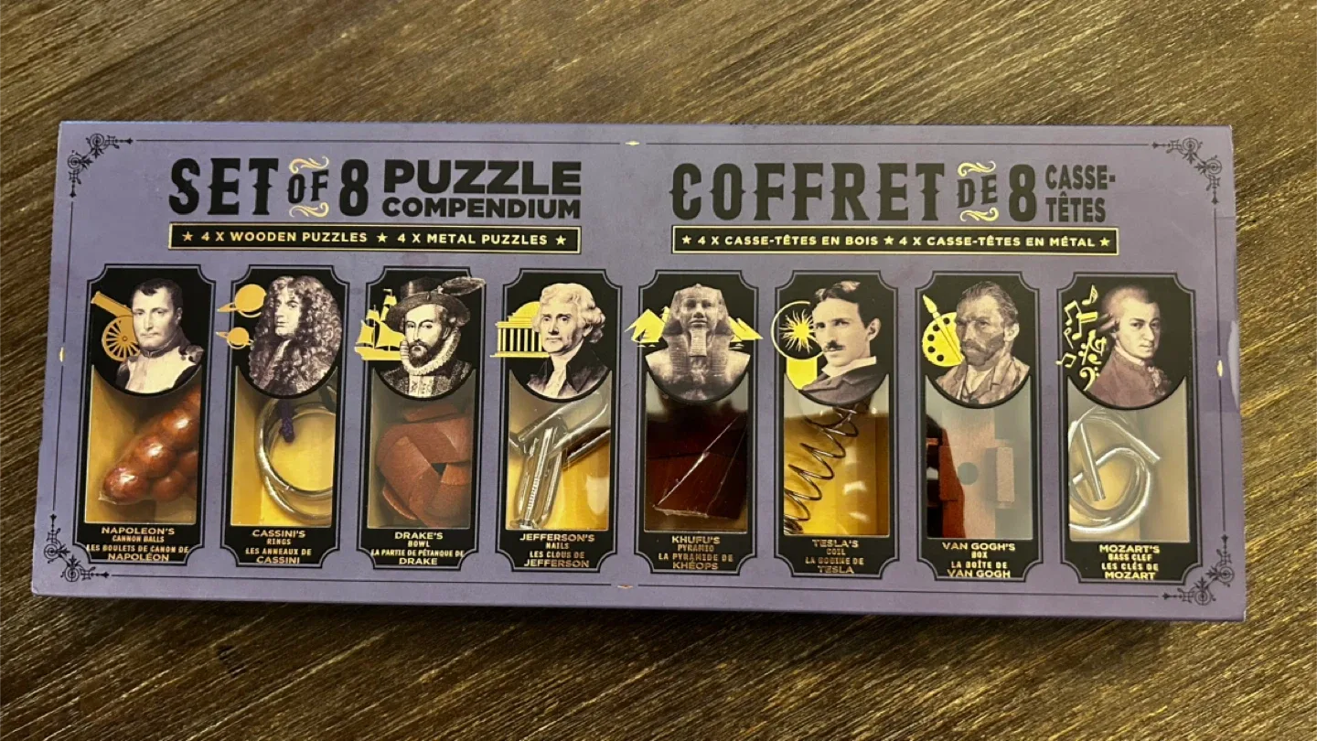 Great Minds Set of 8 Puzzle Compendium