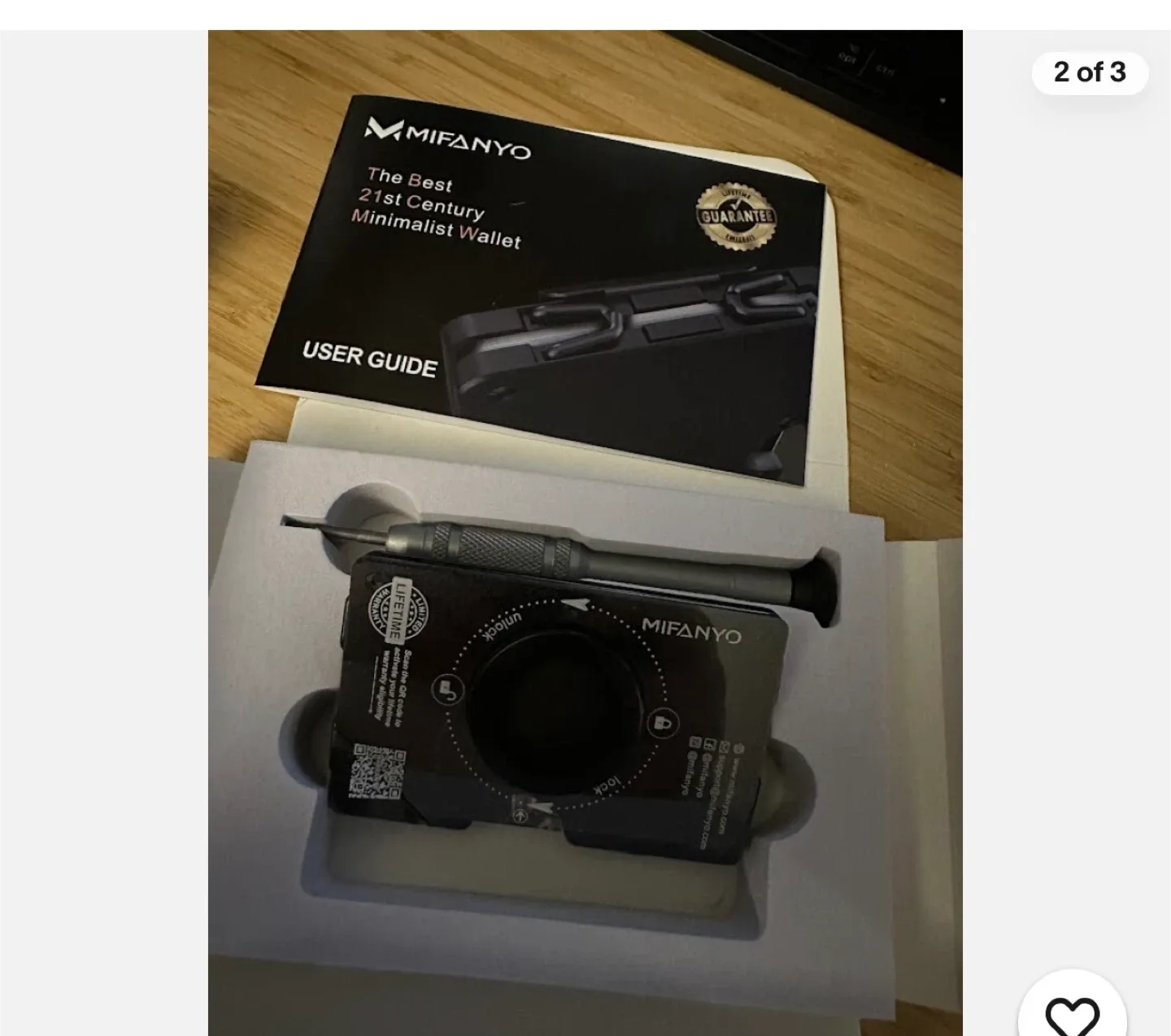 Mifanyo Slim Minimalist Wallet - New in Box! image indicator(3)