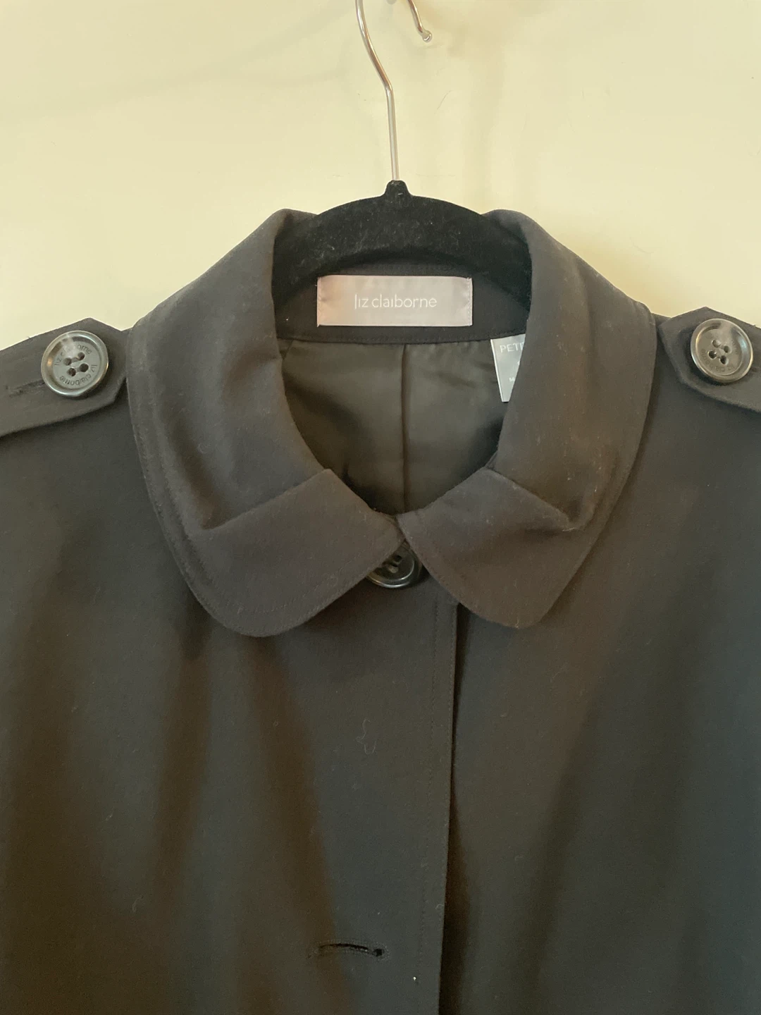 Liz Claiborne Black Petite Jacket - Size 10 - photo 4