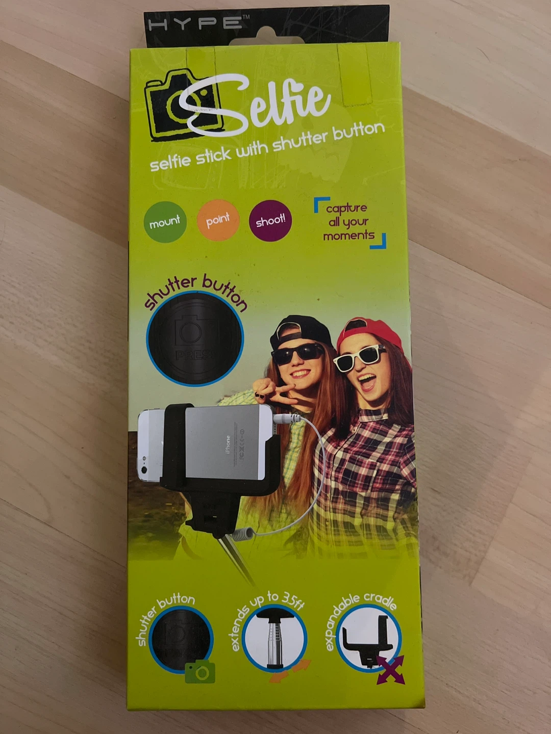 Hype Selfie Stick with Shutter Button