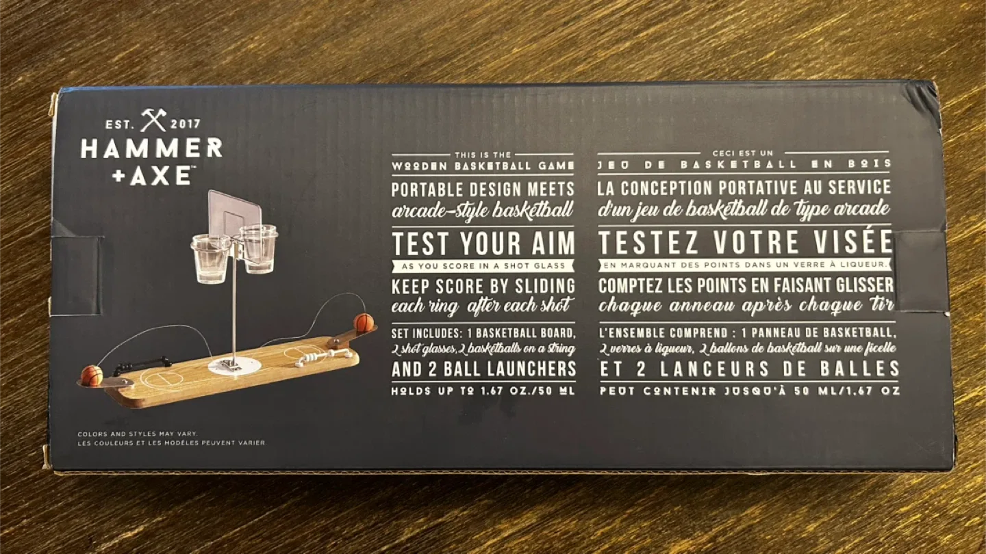 Hammer + Axe Wooden Basketball Game image indicator(2)