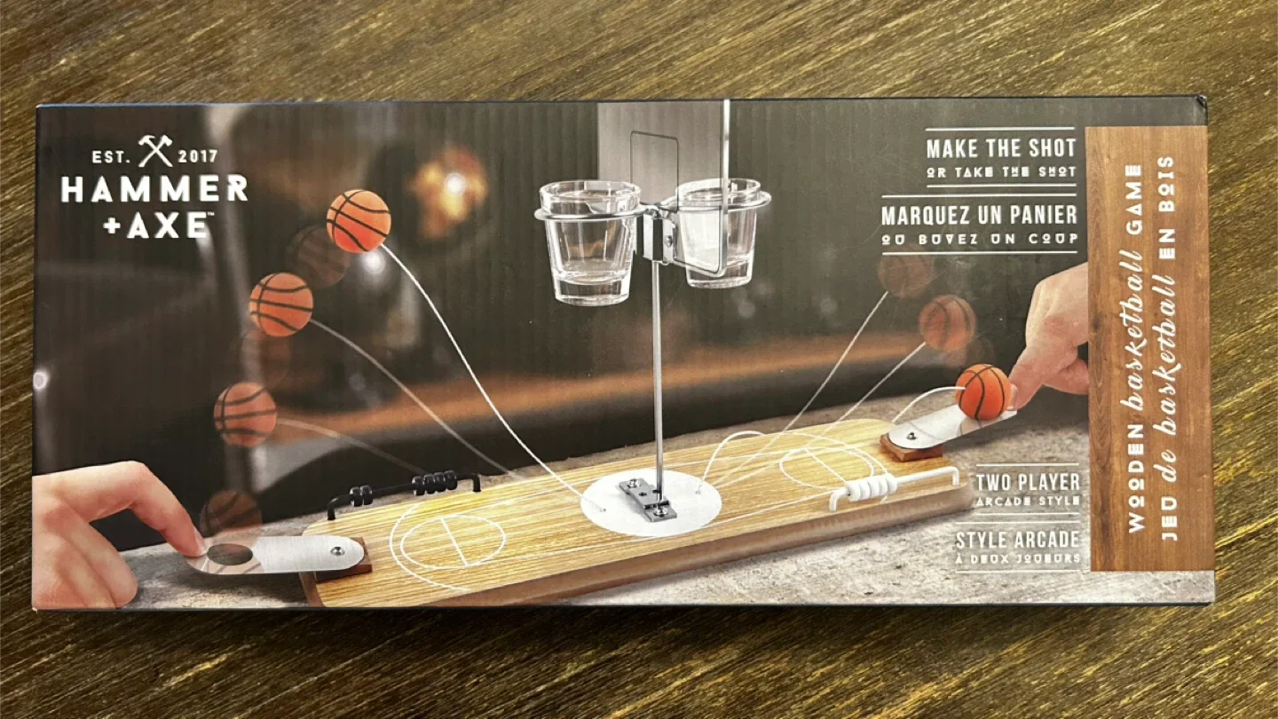 Hammer + Axe Wooden Basketball Game