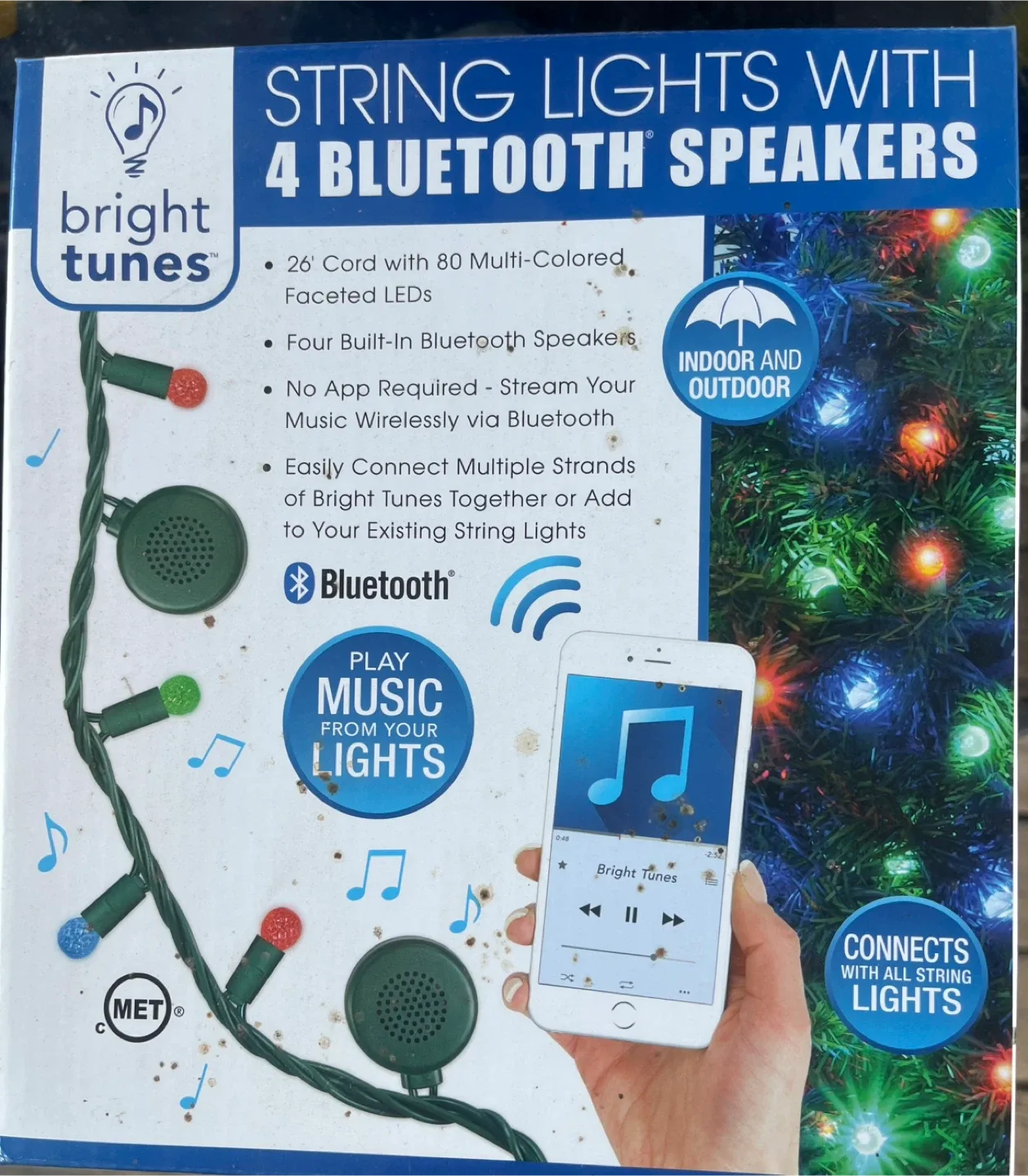 Bright Tunes String Lights with Bluetooth Speakers