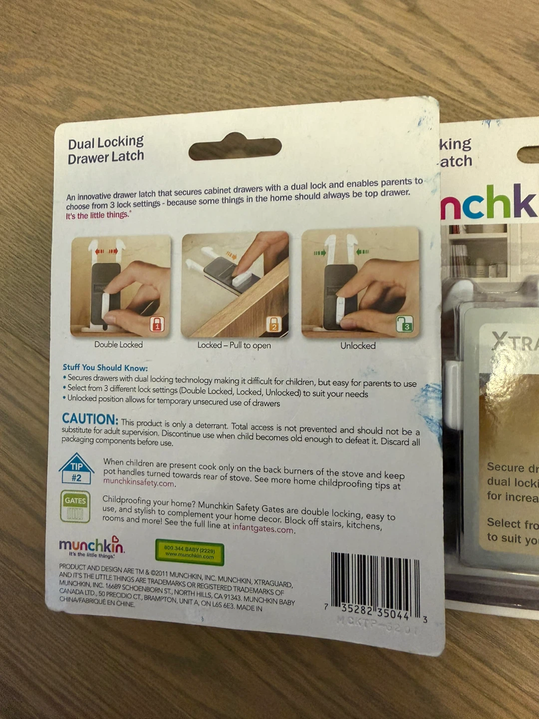 Munchkin Dual Locking Drawer Latch, 2 Pack - photo 2