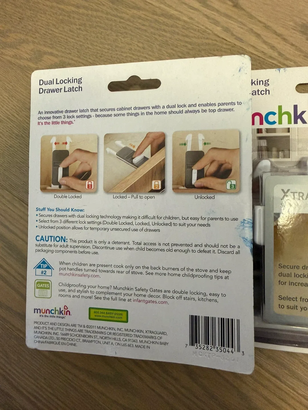 Munchkin Dual Locking Drawer Latch, 2 Pack image indicator(2)