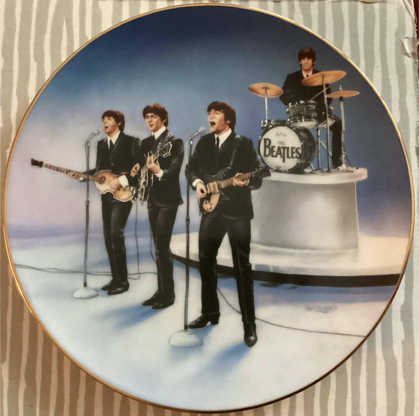 The Beatles 'Live in Concert' Collector Plate
