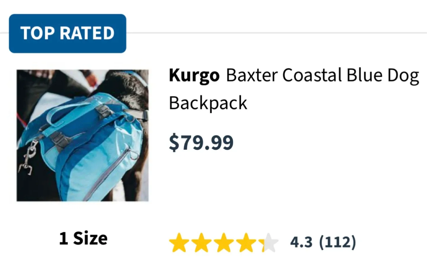 New Adjustable Kurgo Baxter Dog Backpack image indicator(6)