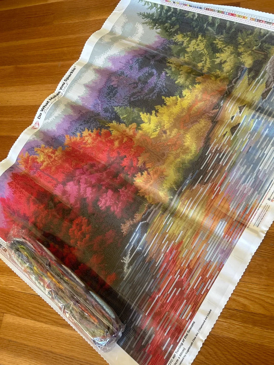 Diamond Art Club Painting of the Seasons 31.5"x23.6" image indicator(3)