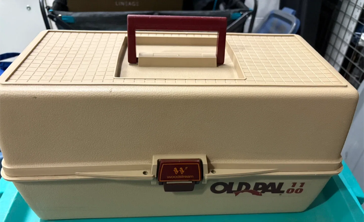 Large Woodstream Tackle Box and tackle