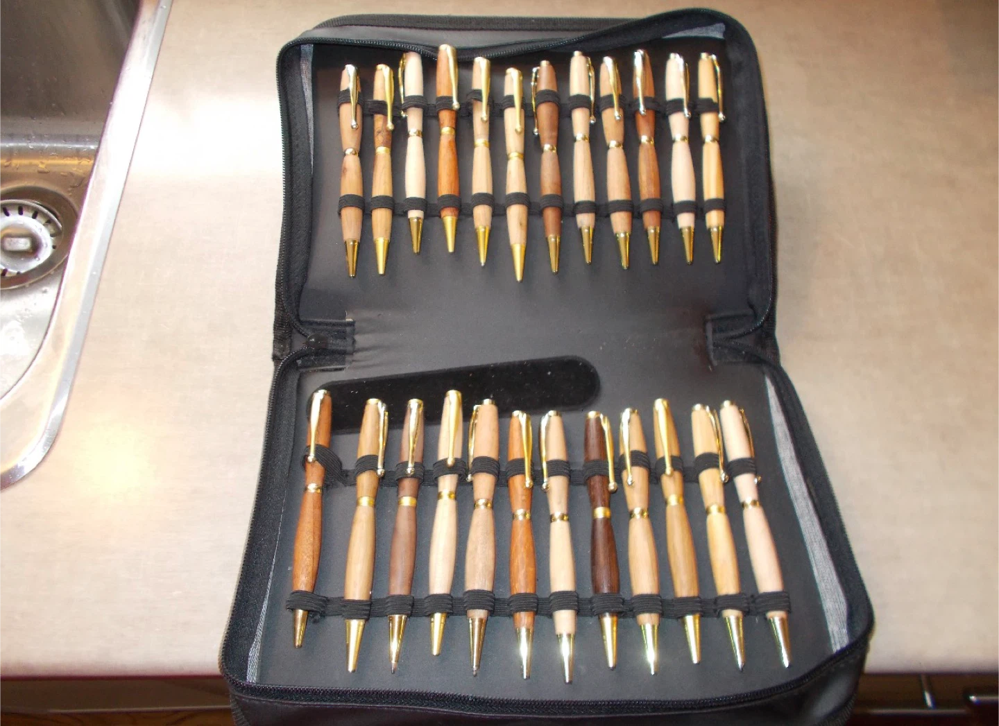 Handmade Wooden Pens Set - photo 2