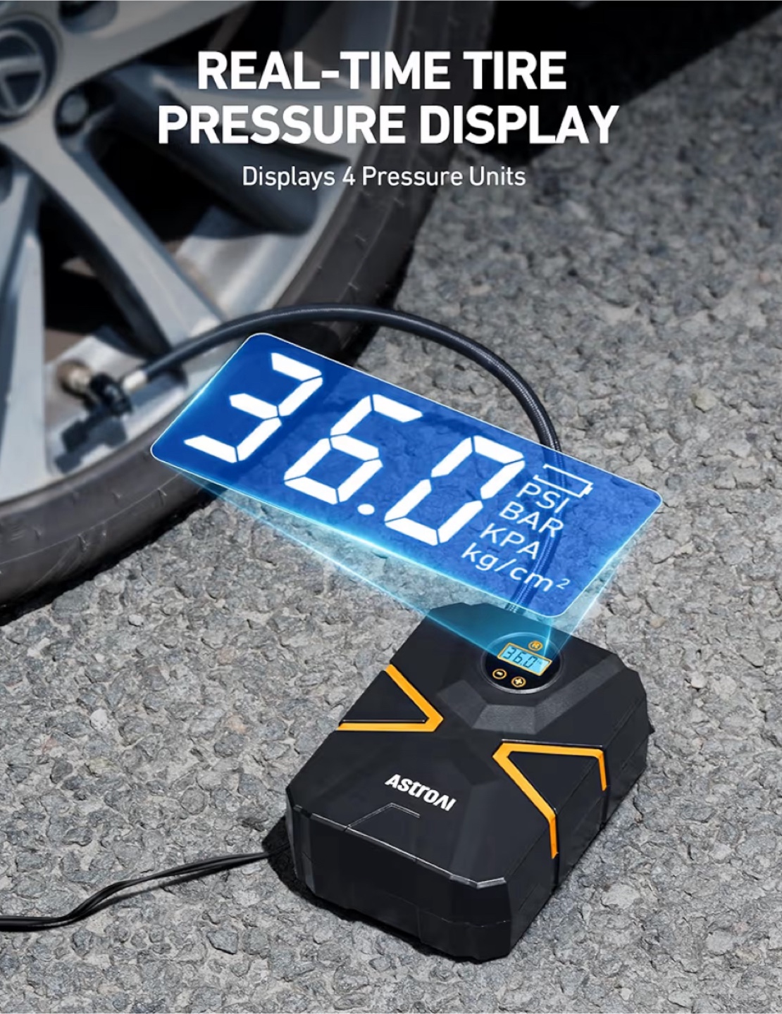 AstroAI Portable Car Air Pump - New in Box! - photo 4