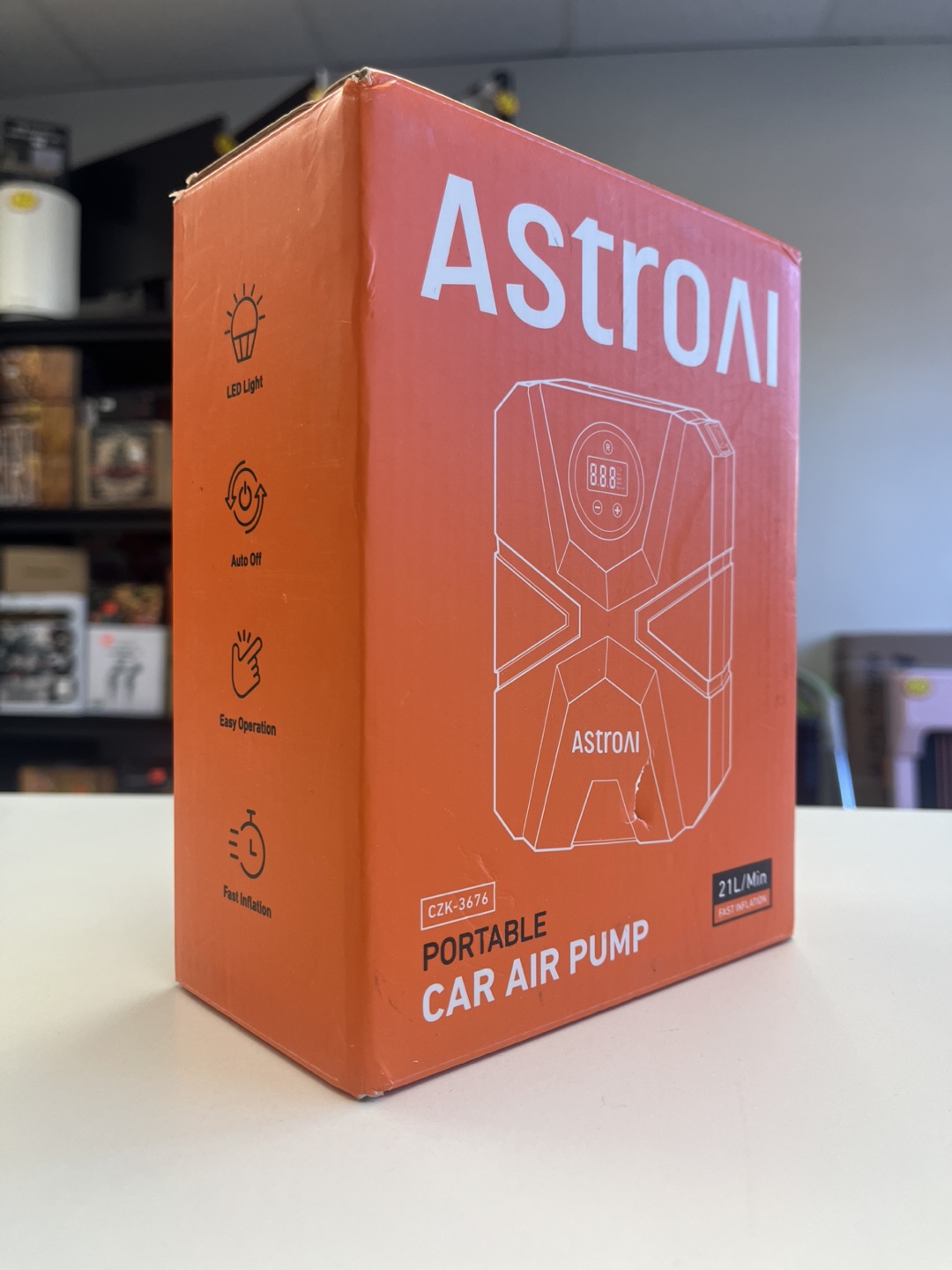 AstroAI Portable Car Air Pump - New in Box! - photo 5