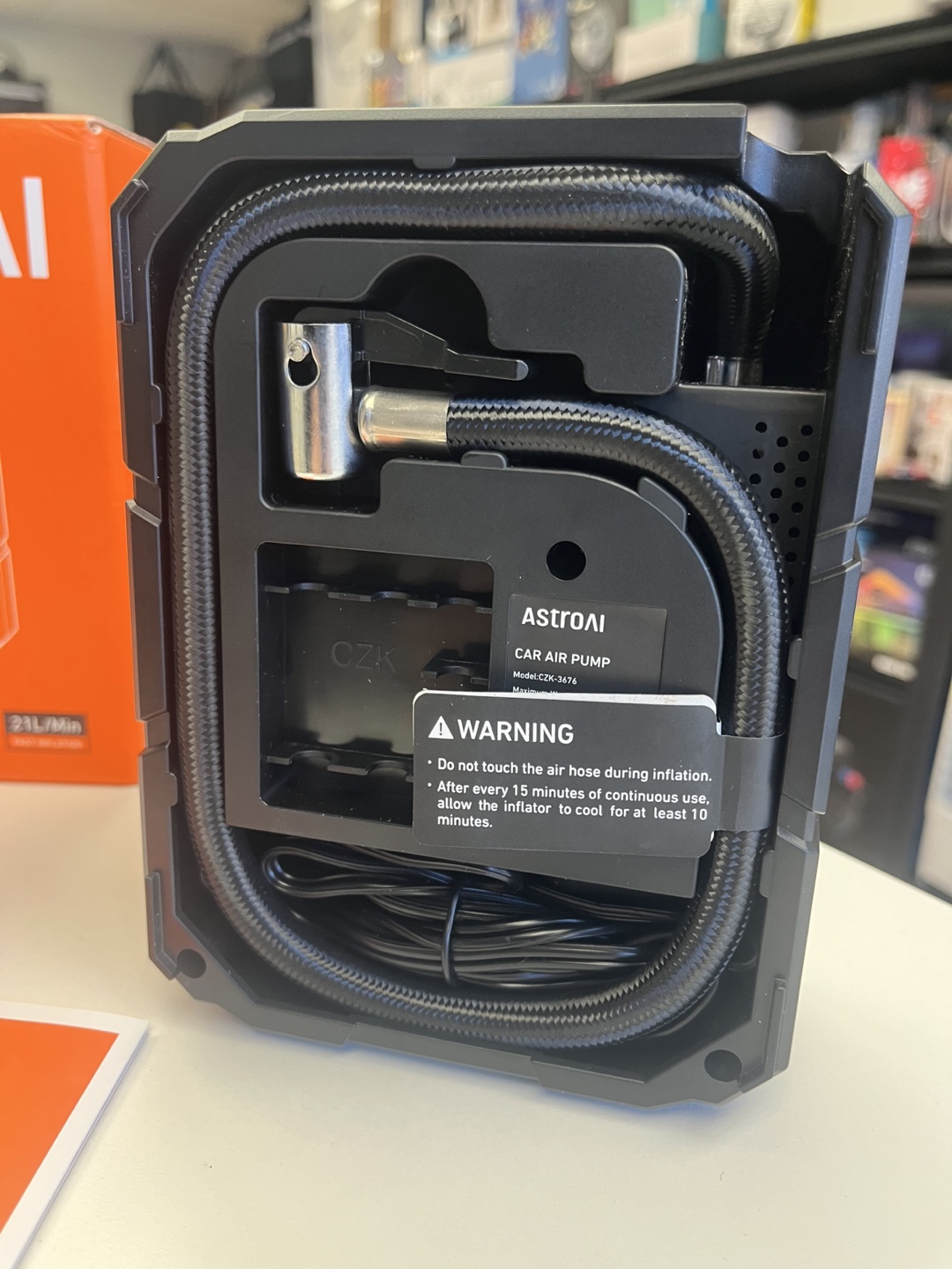 AstroAI Portable Car Air Pump - New in Box! - photo 2