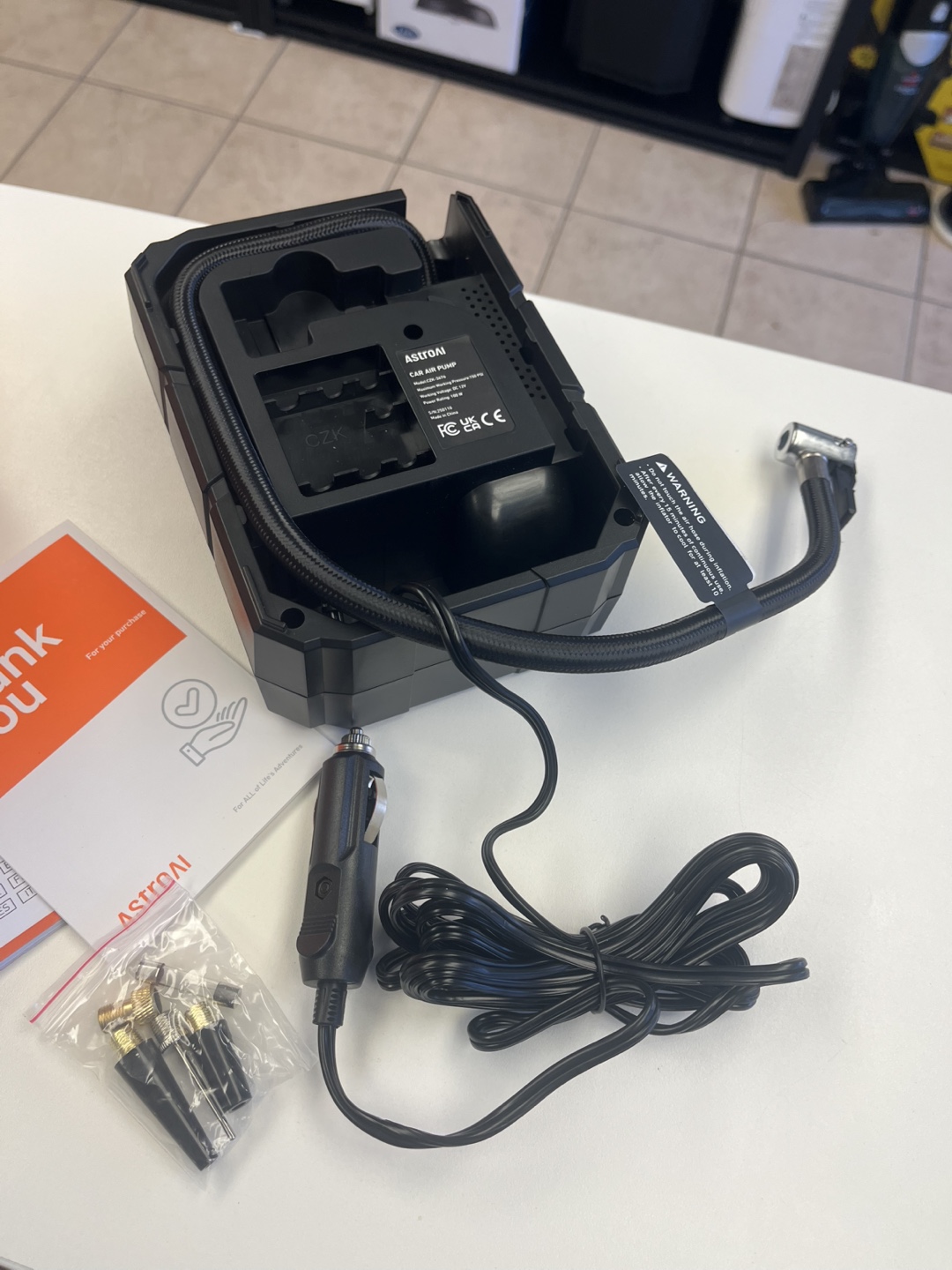 AstroAI Portable Car Air Pump - New in Box! - photo 3