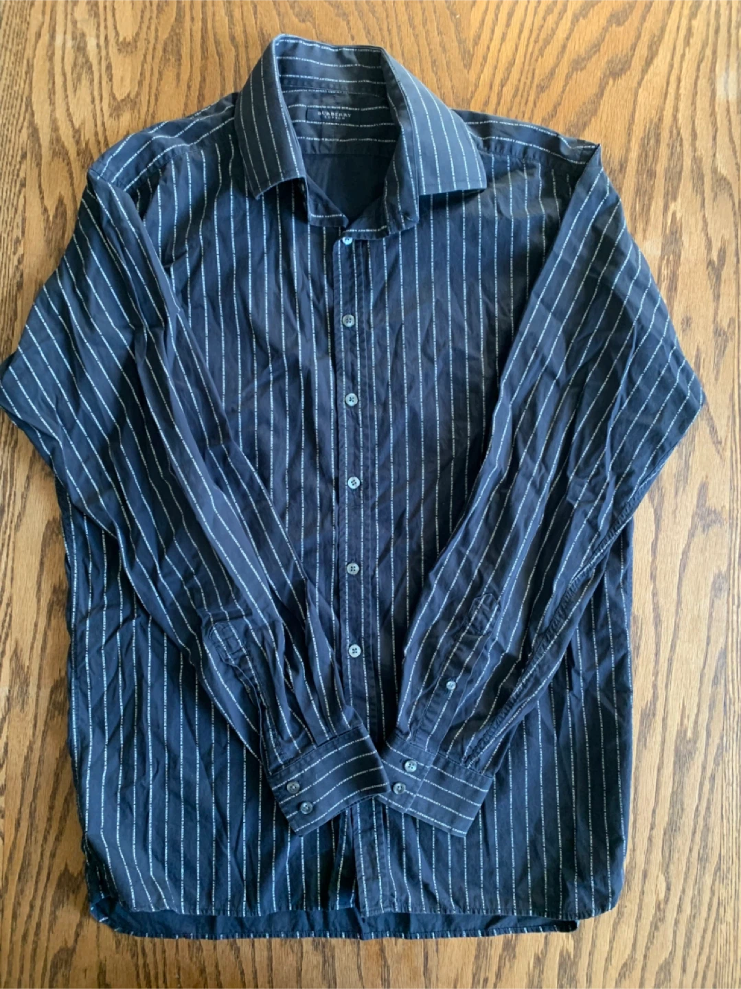 Burberry London Striped Dress Shirt