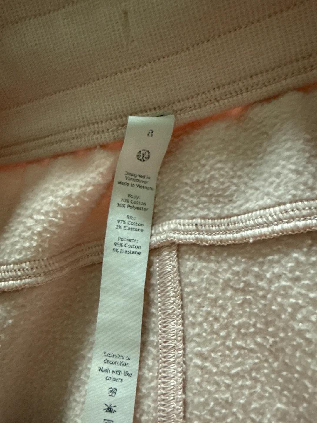 Lululemon Pink Sweatpants - Size 8 image indicator(2)