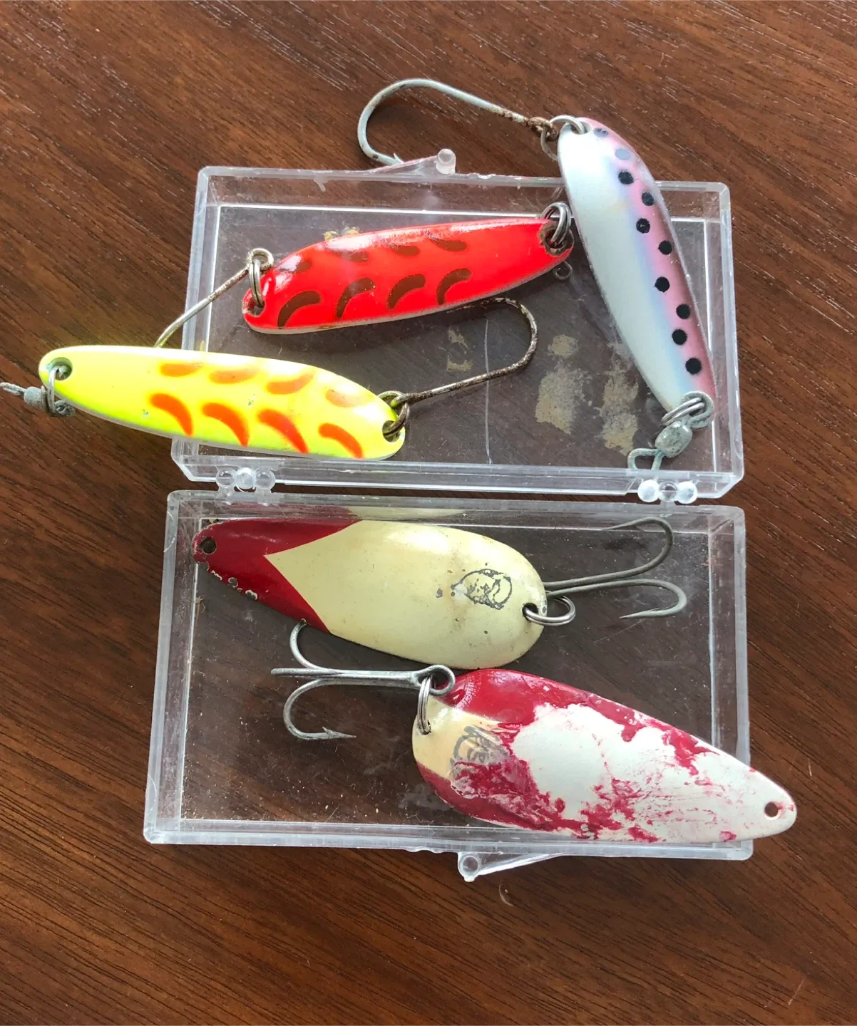 17 Vintage Fishing Lures: Krocodile & Dardevle image indicator(2)