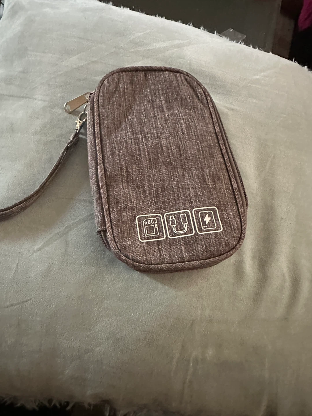 Electronics Organizer Travel Case - Gray