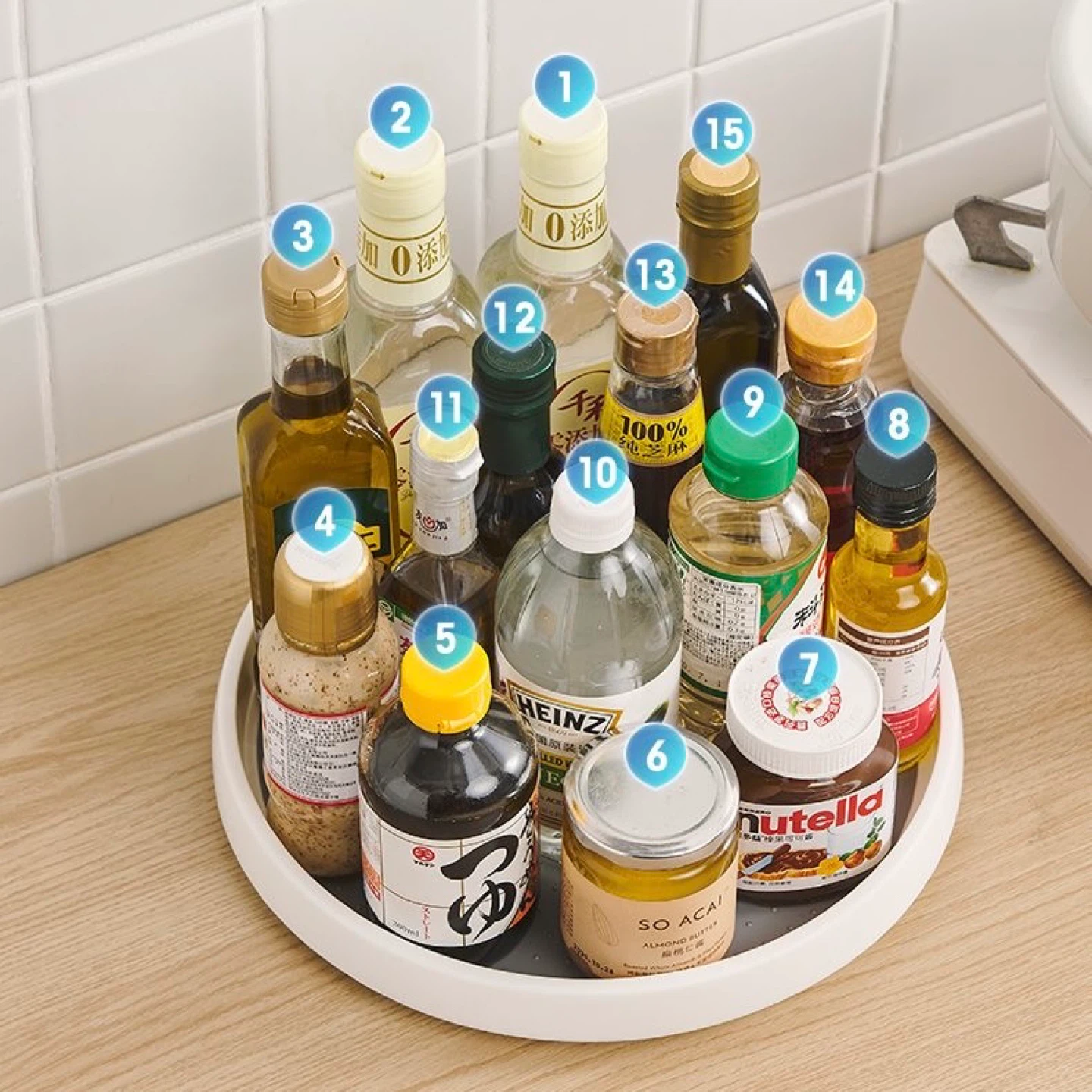 Lazy Susan Turntable Organizer - 12 inch - photo 2