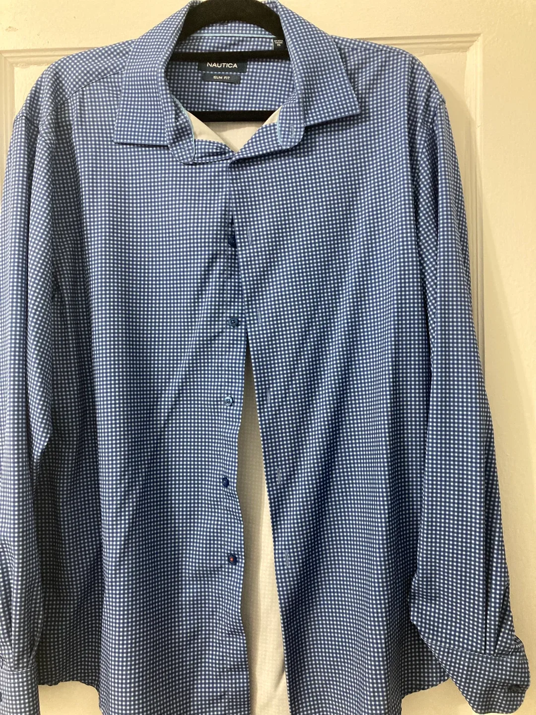 Nautica Slim Fit Button Down Shirt, Size XS