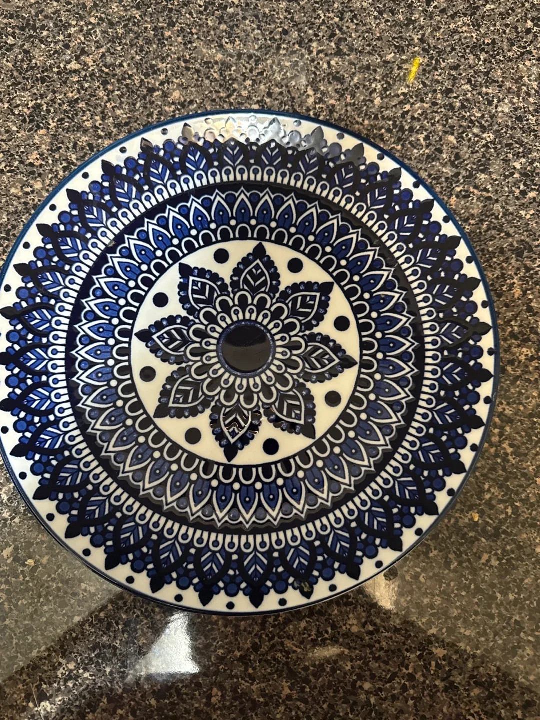 Decorative Blue & White Mandala Plates image indicator(2)