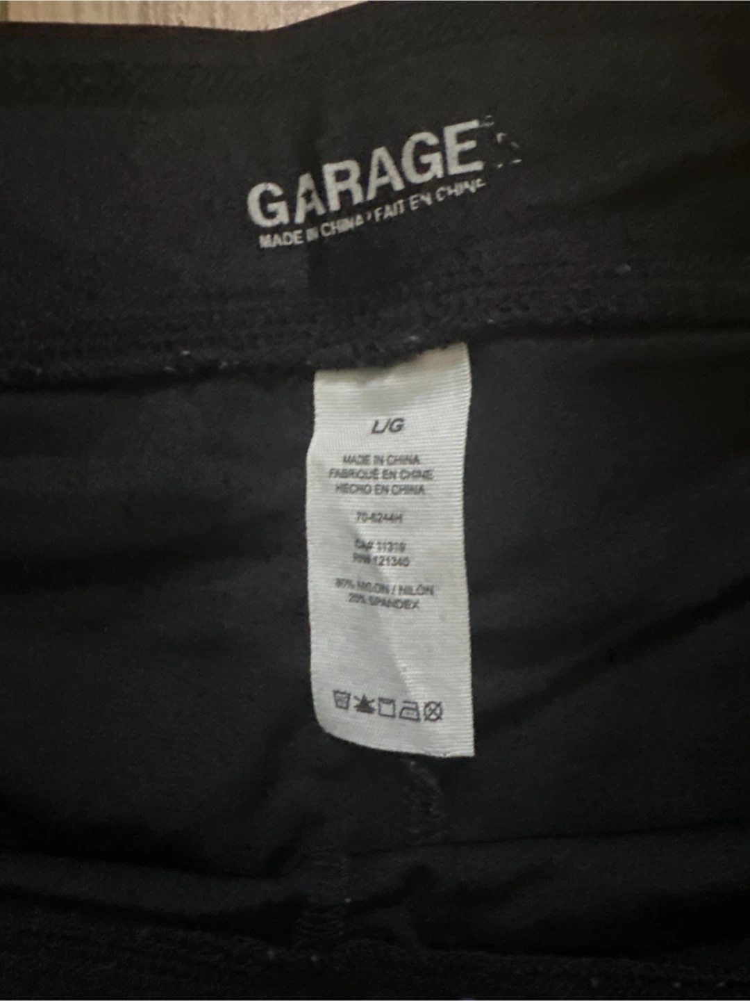 Garage Black Leggings - Size L - photo 2