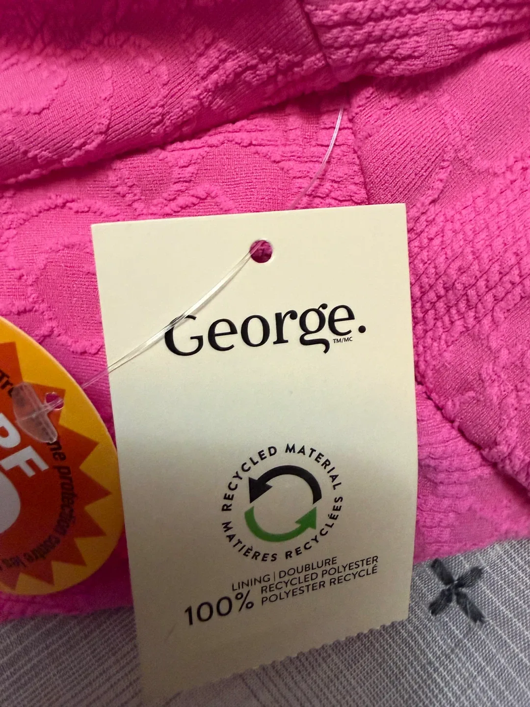 New George Pink One Piece Swimsuit XL (14-16) image indicator(5)