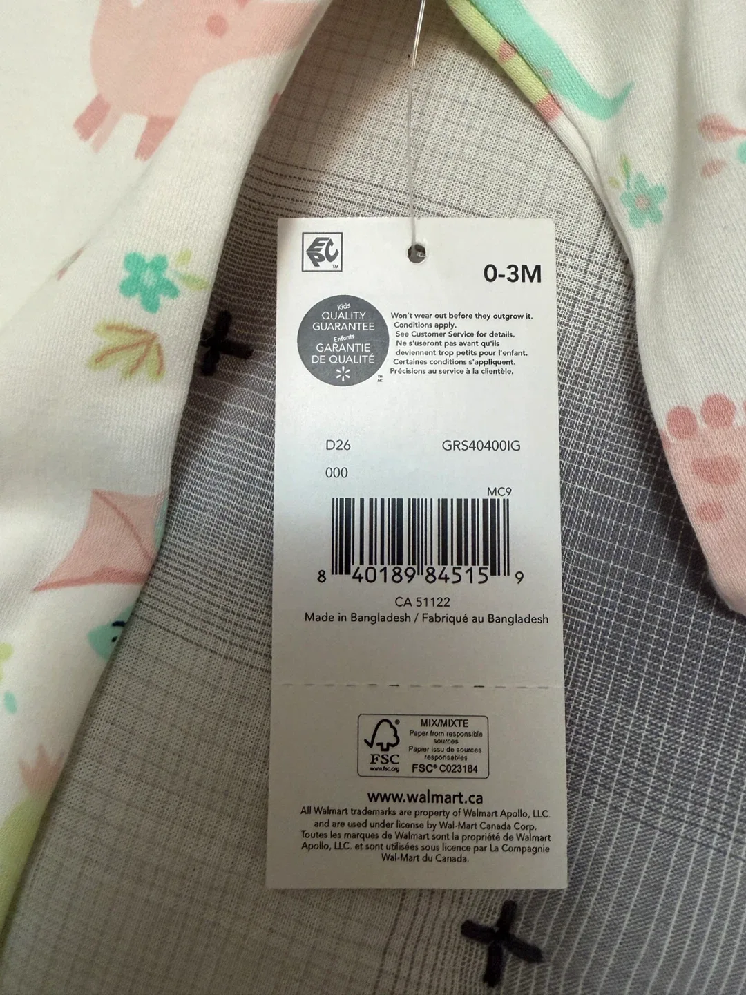 George Baby 0-3M Dinosaur Print Sleeper - New image indicator(4)