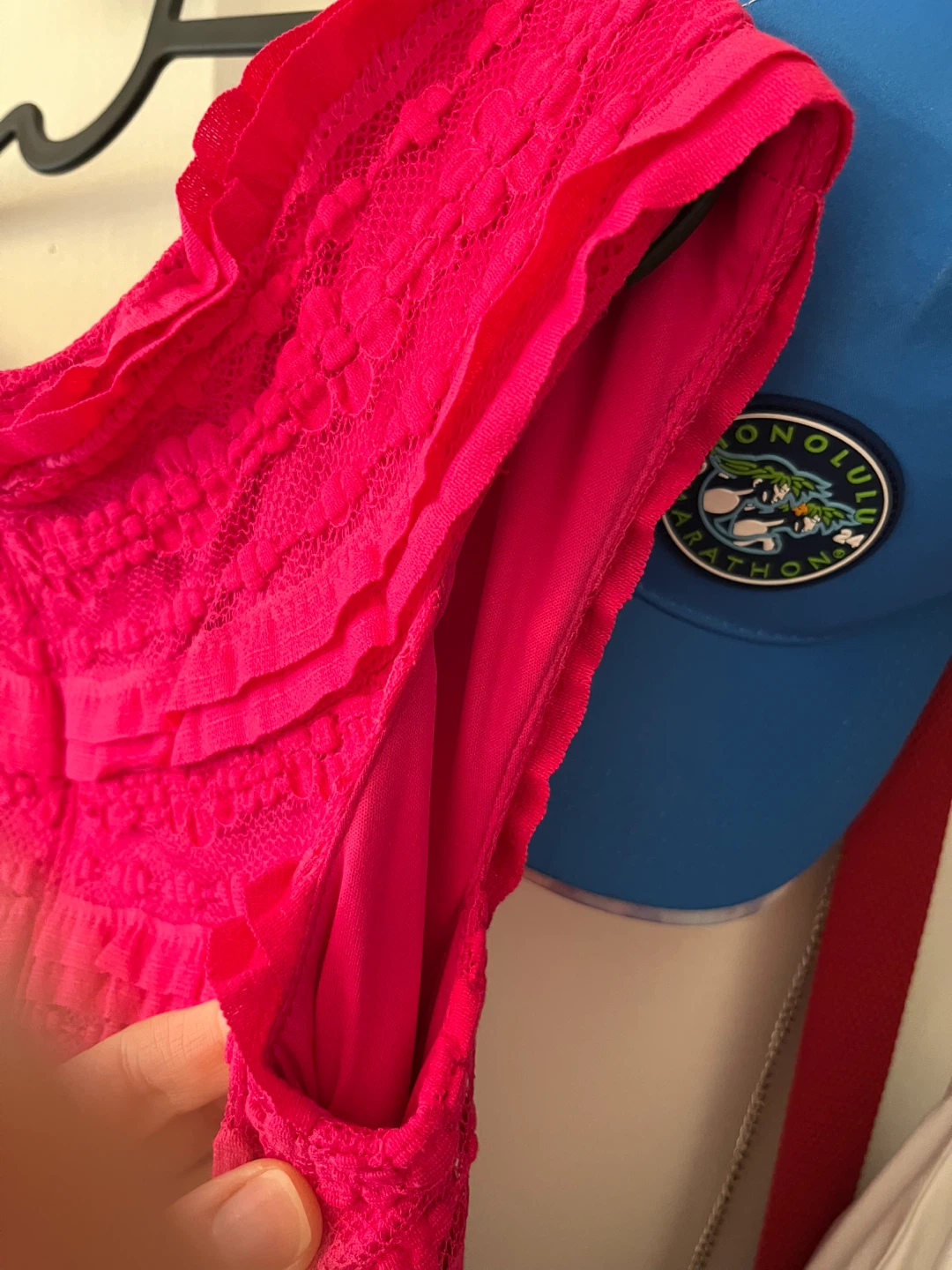 SHO Hot Pink Ruffled Dress - photo 3
