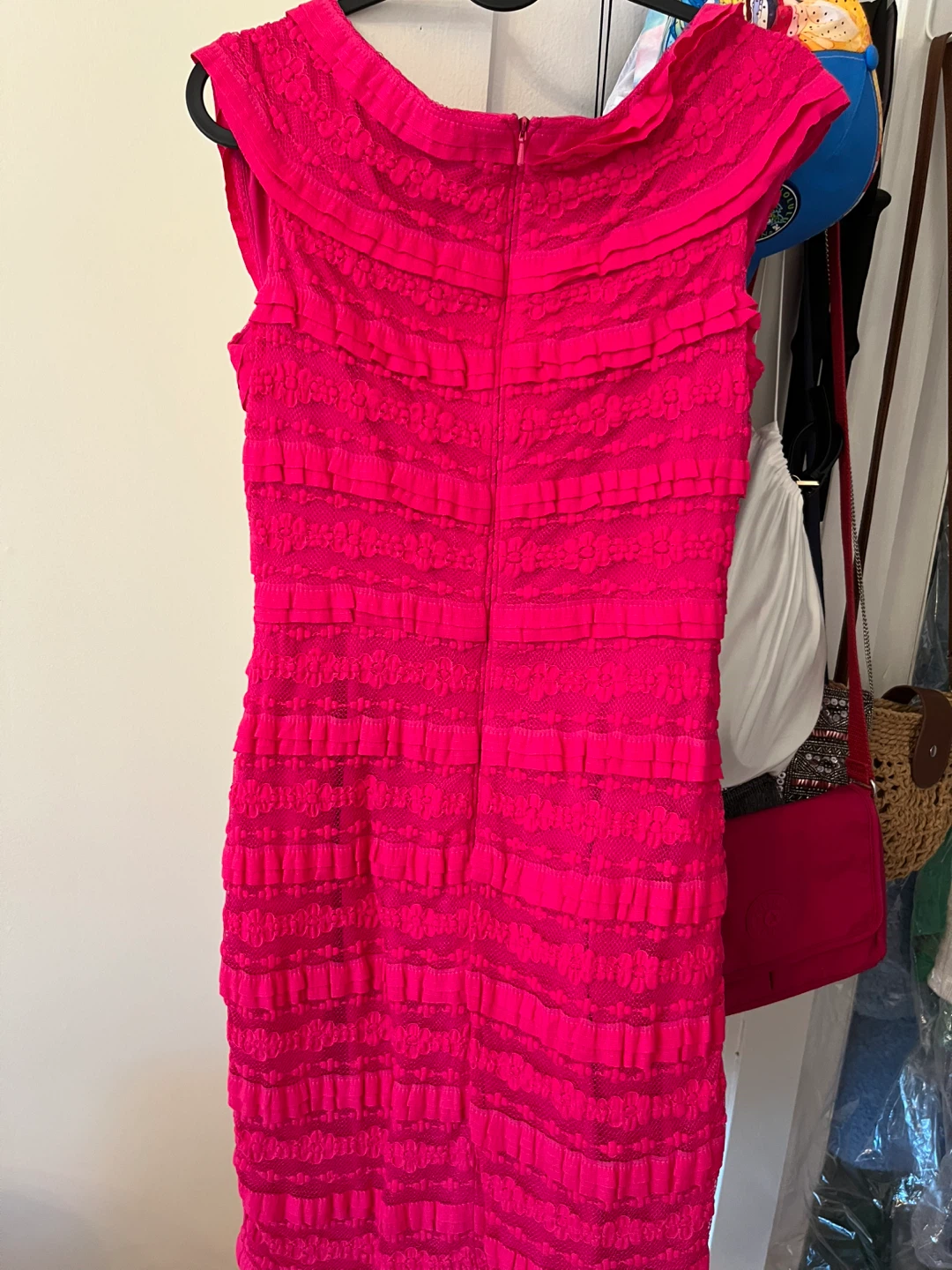 SHO Hot Pink Ruffled Dress - photo 5