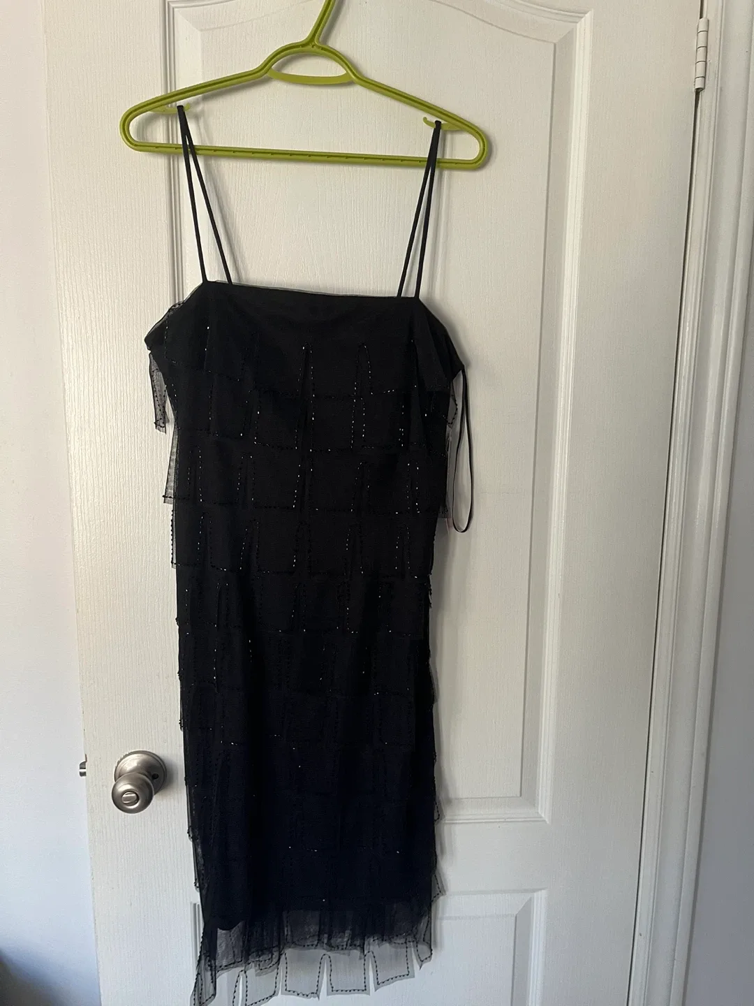 BRAND NEW Gilani Black Beaded Dress - Size 14