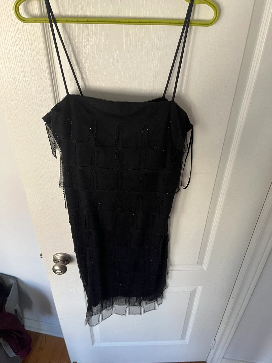 BRAND NEW Gilani Black Beaded Dress - Size 14 image indicator(2)