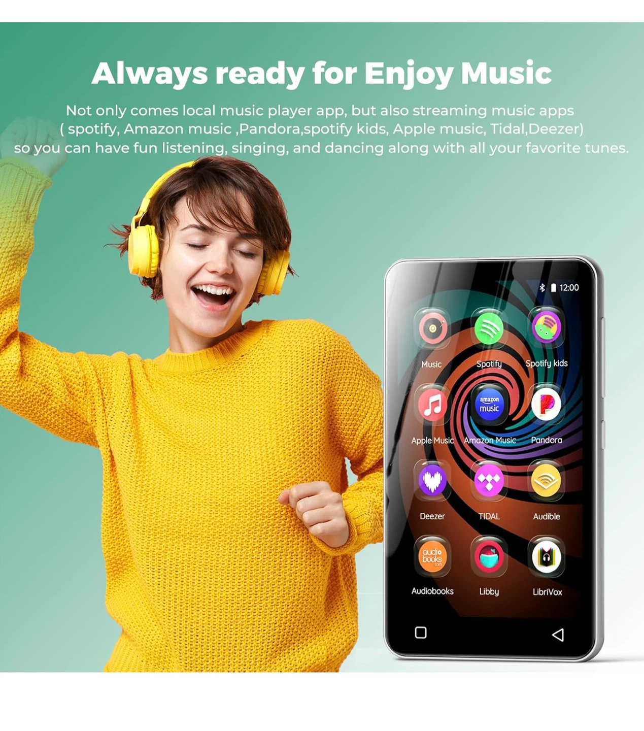 Innioasis 160GB MP3 Player - Green - photo 4