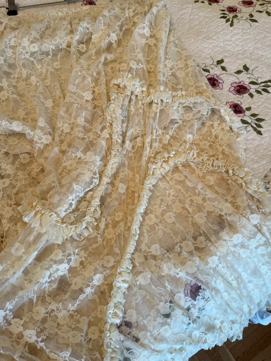 Lace Skirt - Cream Color - photo 2