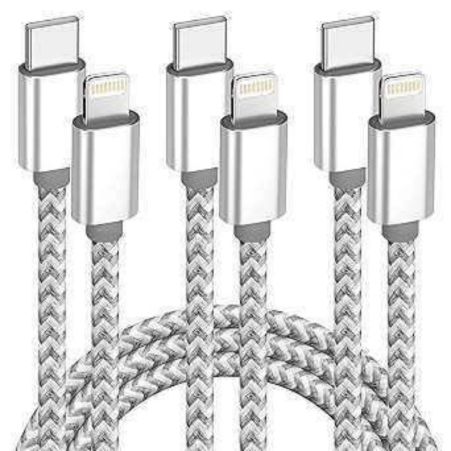 New USB C to Lightning Cable 3-Pack