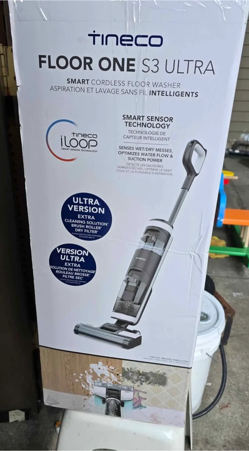 Tineco Floor One S3 Ultra Smart Cordless Washer Used 2-3 Times