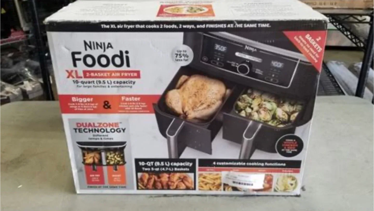 Ninja Foodi XL 2-Basket Air Fryer - Brand New! image indicator(2)
