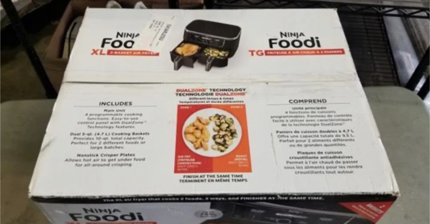 Ninja Foodi XL 2-Basket Air Fryer - Brand New! image indicator(3)