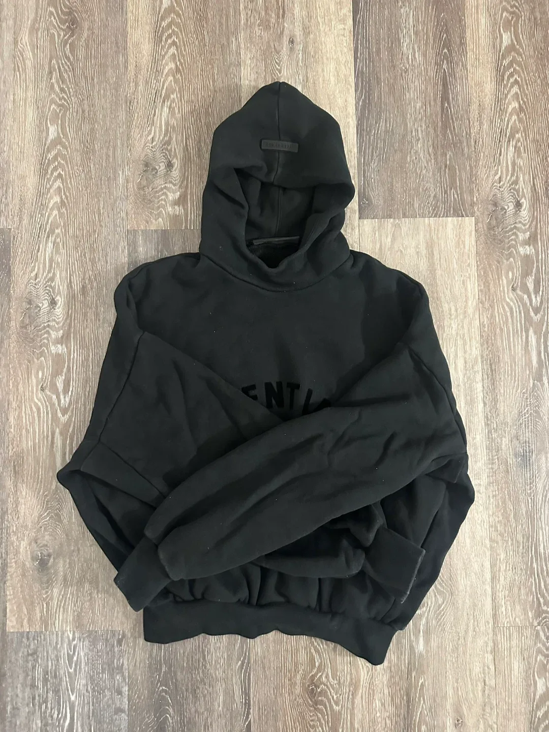 Essentials Fear of God Black Hoodie S image indicator(2)