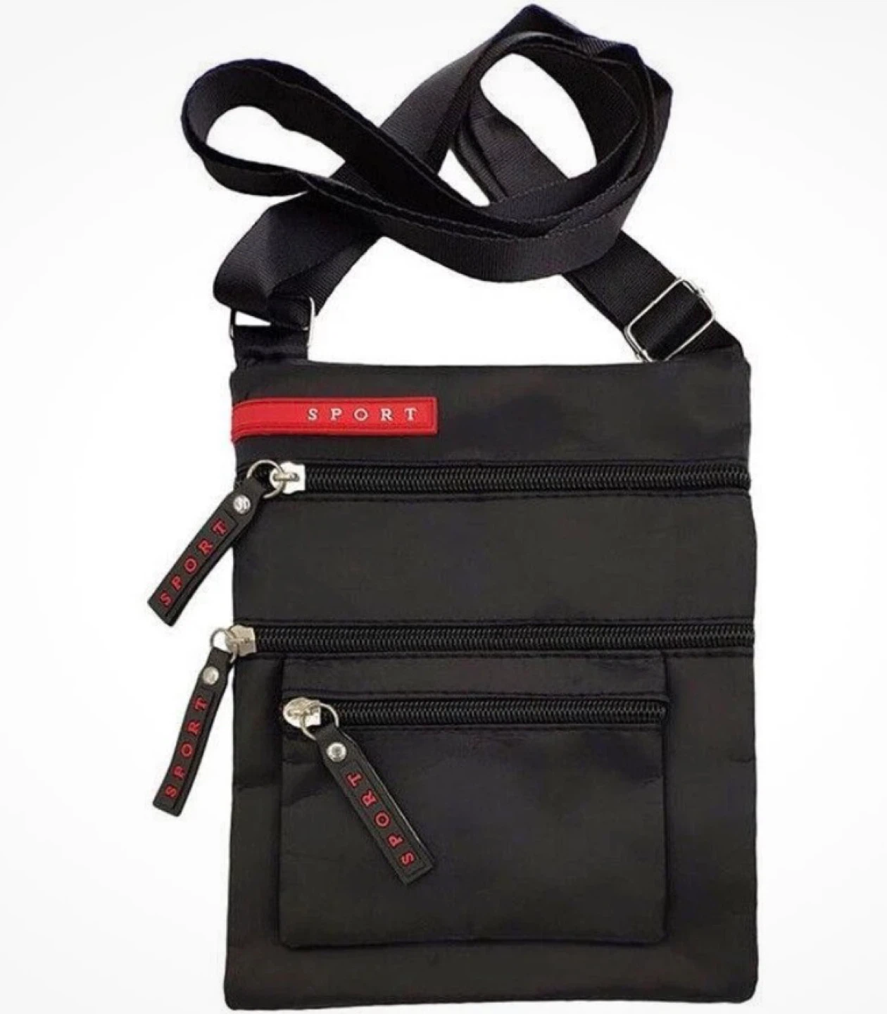 Sport Black Crossbody Bag