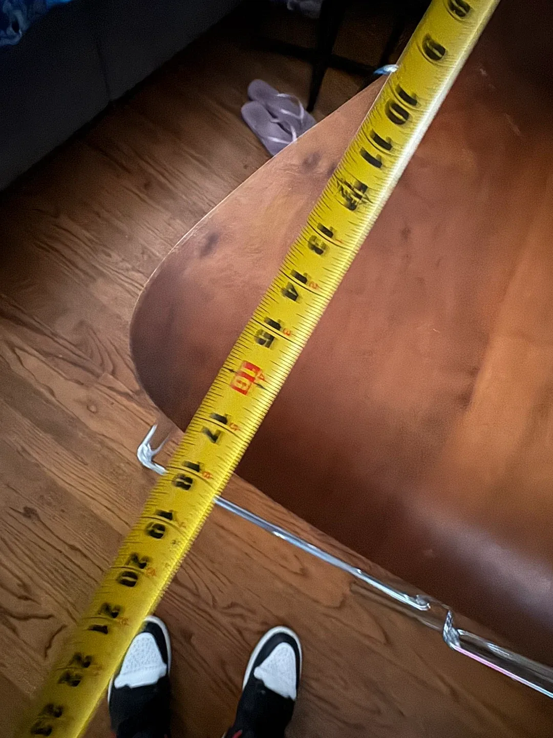 Set of 3 Brown Wood Bar Stools image indicator(5)