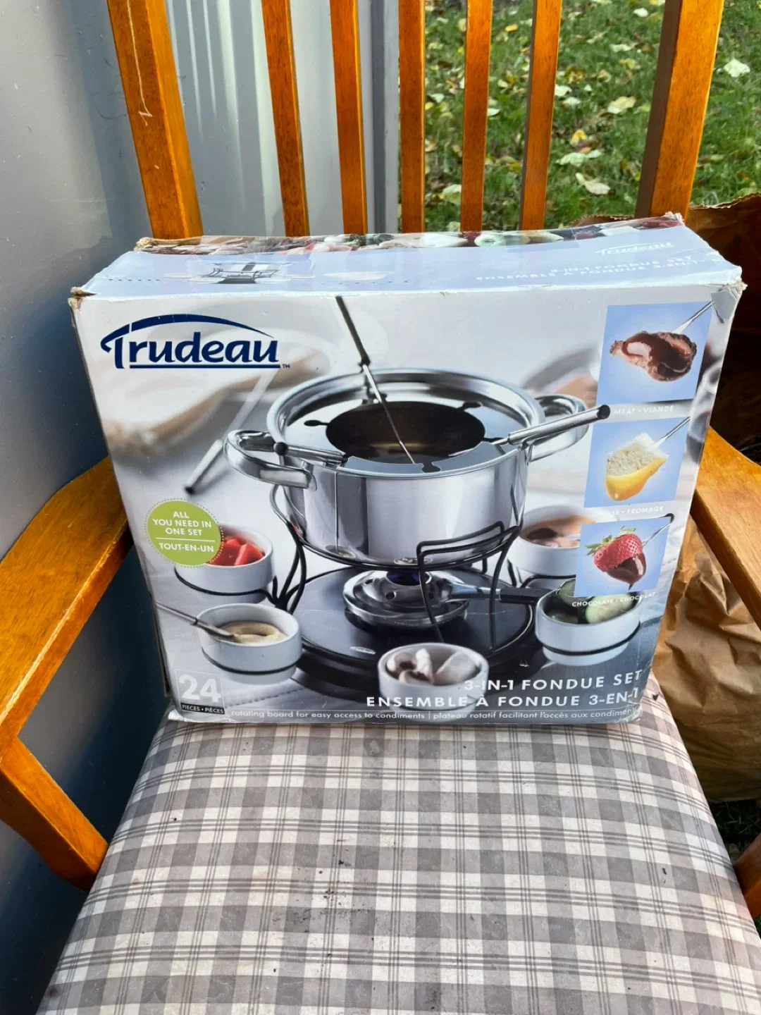 Trudeau 3-in-1 Fondue Set - Complete with Box!
